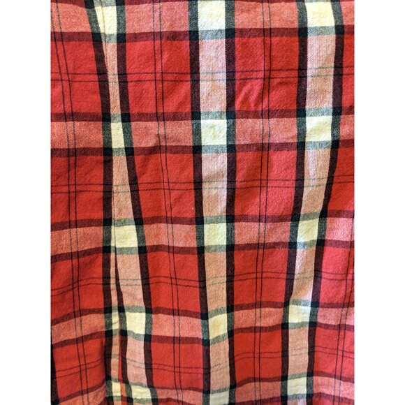 Vintage Y2K Tartan Plaid Strapless Top Picnic Cute Sirens Preppy Red Black Sz S - Picture 4 of 7